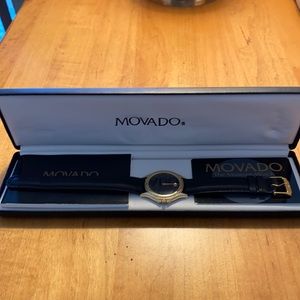 Movado Museum Classic 87-E4-0863 Gold Plated Steel